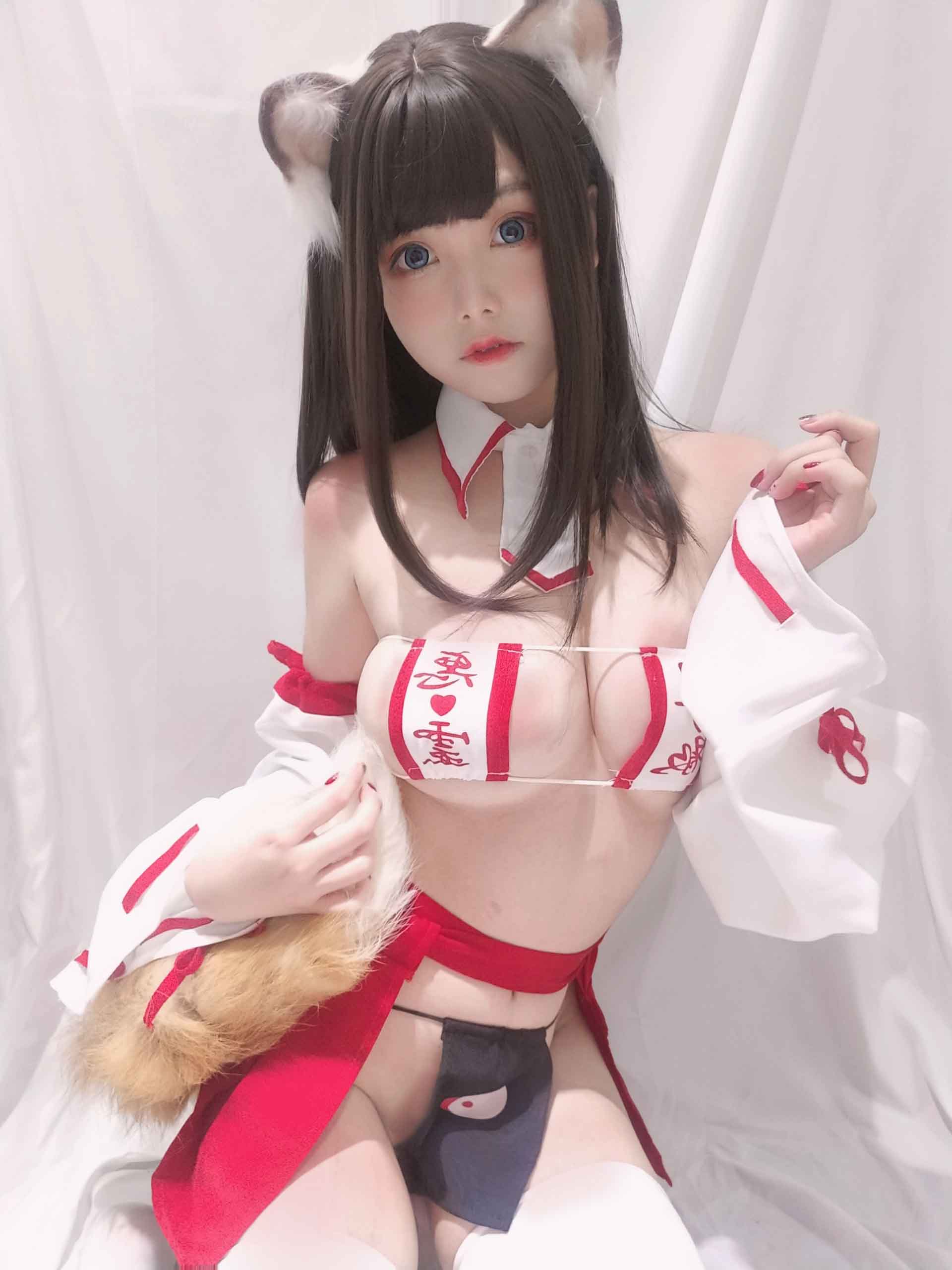 [蜜汁猫裘]042巫女小狐狸插图2